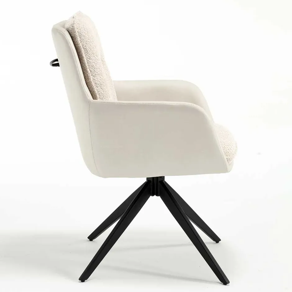 Pharao24 Esstisch Stühle Cremefarben Nua> Polstermöbel|Hochlehner