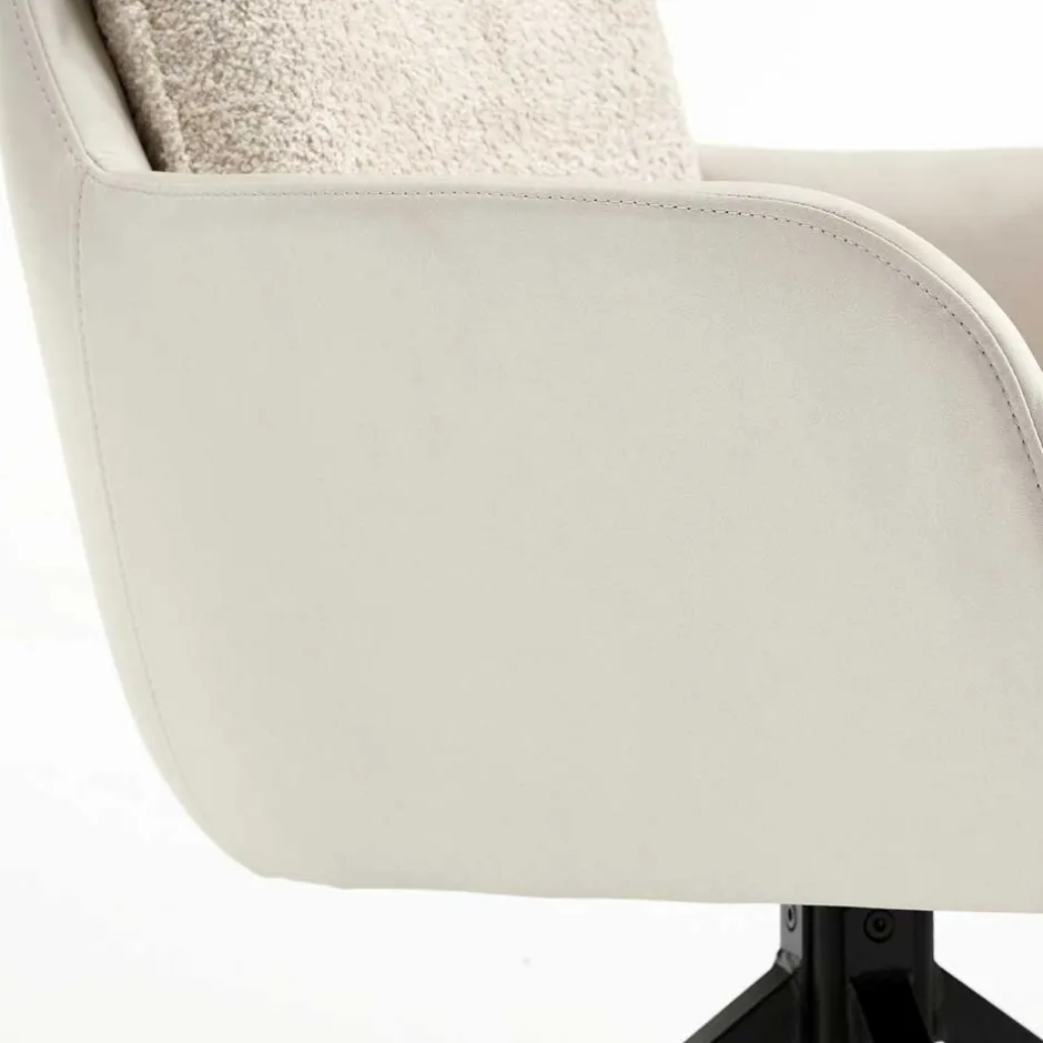 Pharao24 Esstisch Stühle Cremefarben Nua> Polstermöbel|Hochlehner