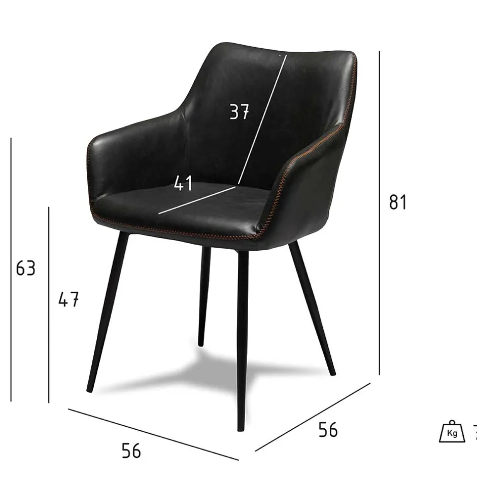 Pharao24 Esstisch Stühle Gestina> Polstermöbel|Küchenstühle