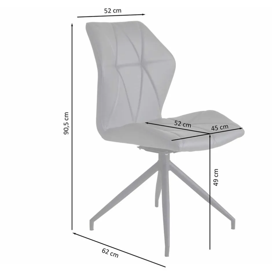 Pharao24 Esstisch Stühle Rumian> Lederstühle
