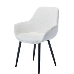 Armlehnstühle*Pharao24 Esstisch Stühle Weiß Dranico