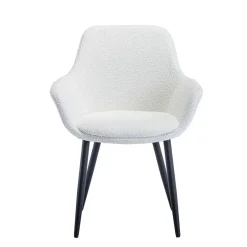 Armlehnstühle*Pharao24 Esstisch Stühle Weiß Dranico