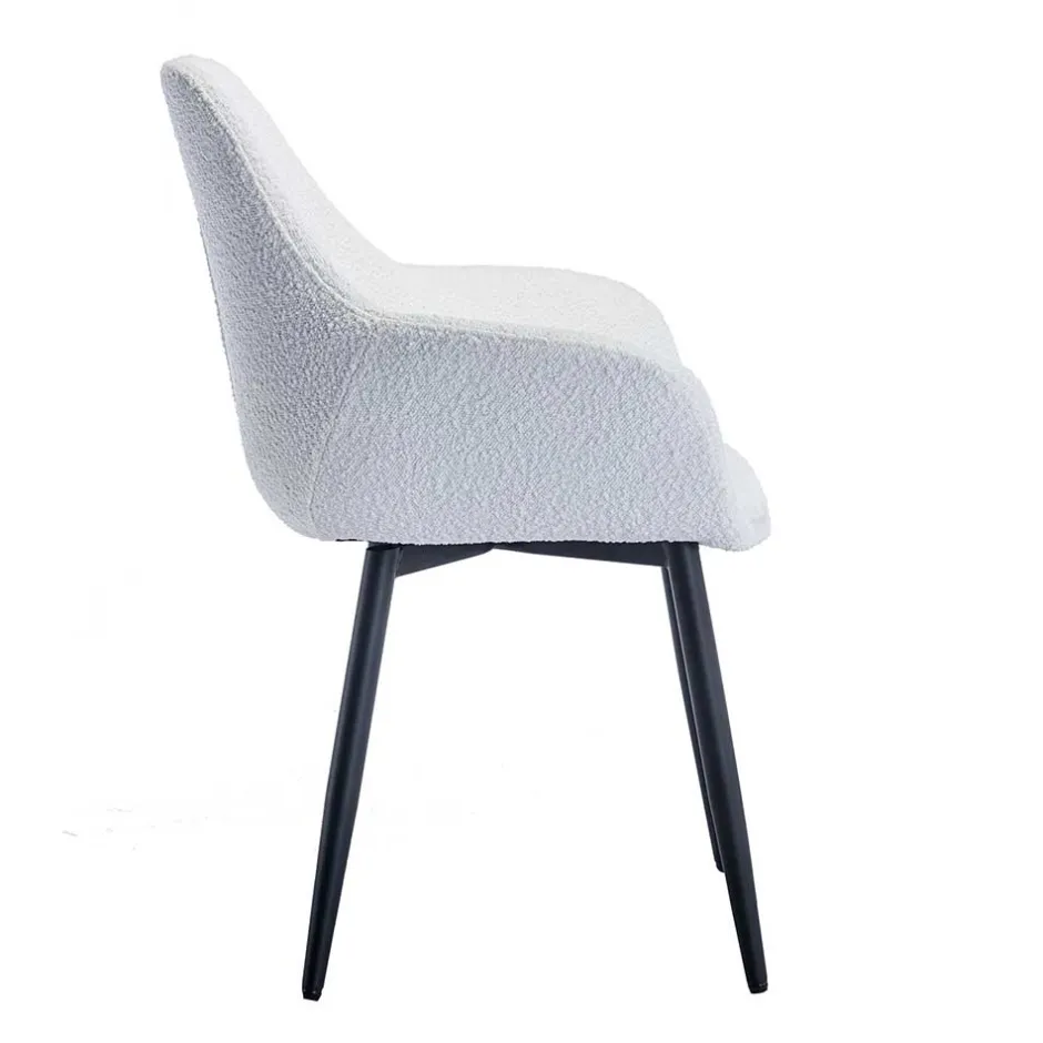 Armlehnstühle*Pharao24 Esstisch Stühle Weiß Dranico