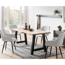 Armlehnstühle*Pharao24 Esstisch Stühle Weiß Dranico