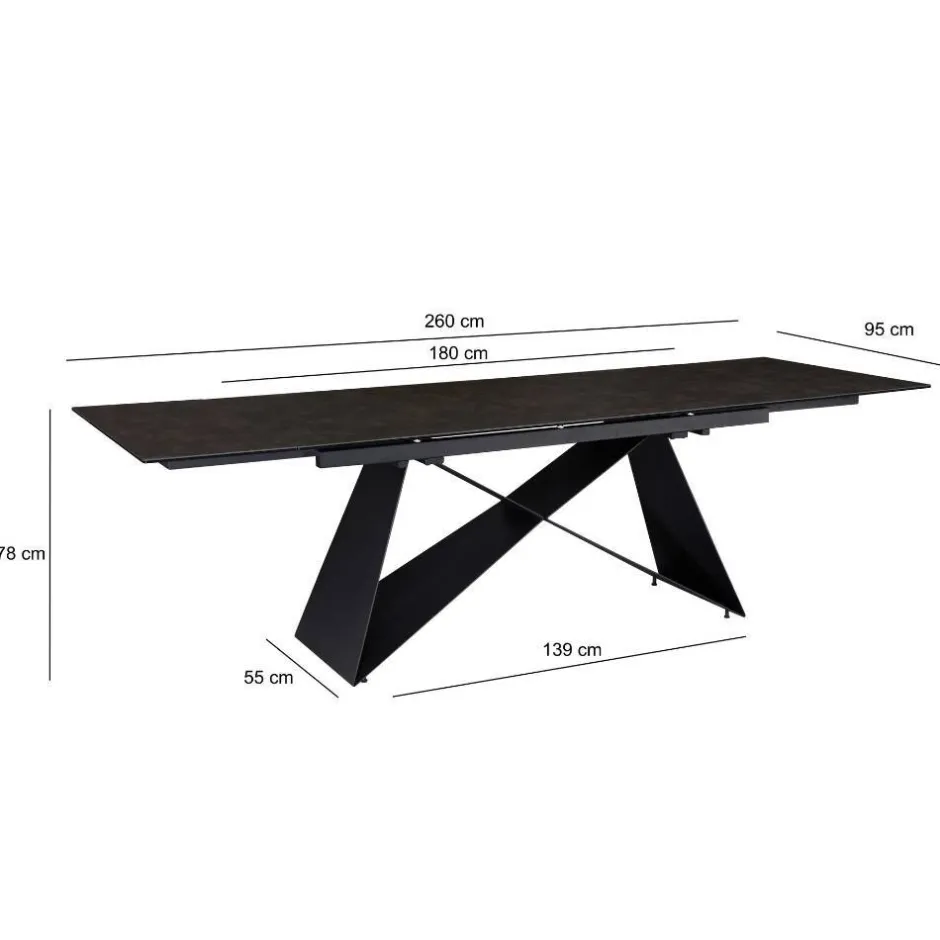 Ausziehtische*Pharao24 Esstisch Yuto