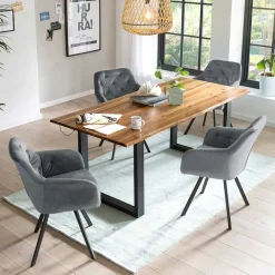 Tisch Mit Stühlen|Esszimmer Sets*Pharao24 Esstischgruppe Haniata