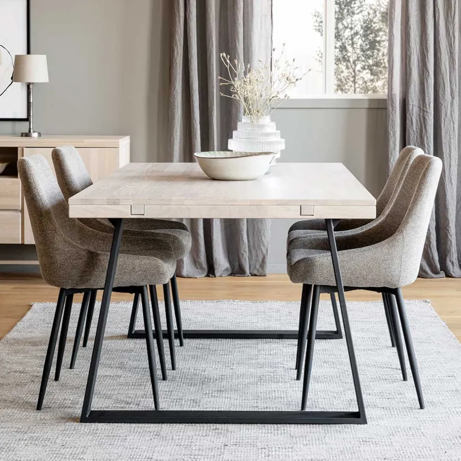 Pharao24 Esstischgruppe Mindnight> Tisch Mit Stühlen|Esszimmer Sets