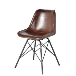 Pharao24 Esstischstuhl Rotonda> Lederstühle