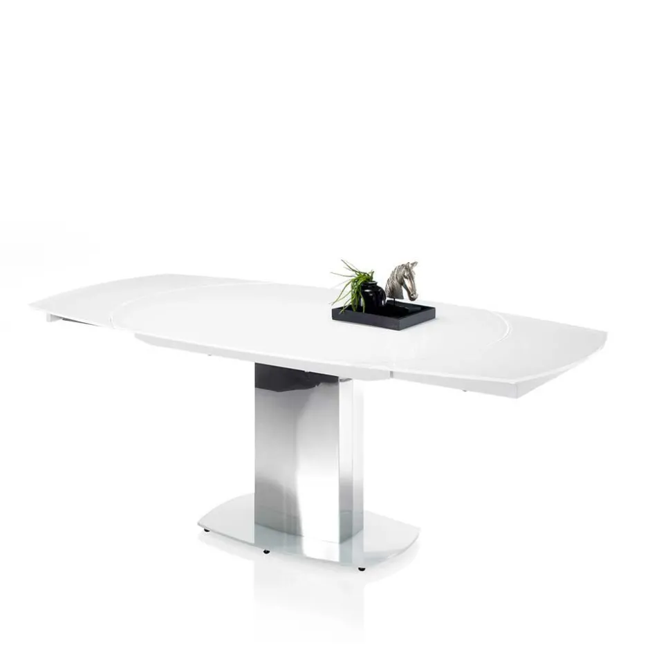 Glastische|Ausziehtische*Pharao24 Esszimmer Ausziehtisch Vrona