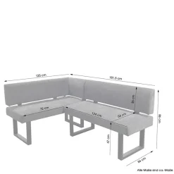 Küchenbank|Polsterbänke*Pharao24 Esszimmer Eckbank Giorno