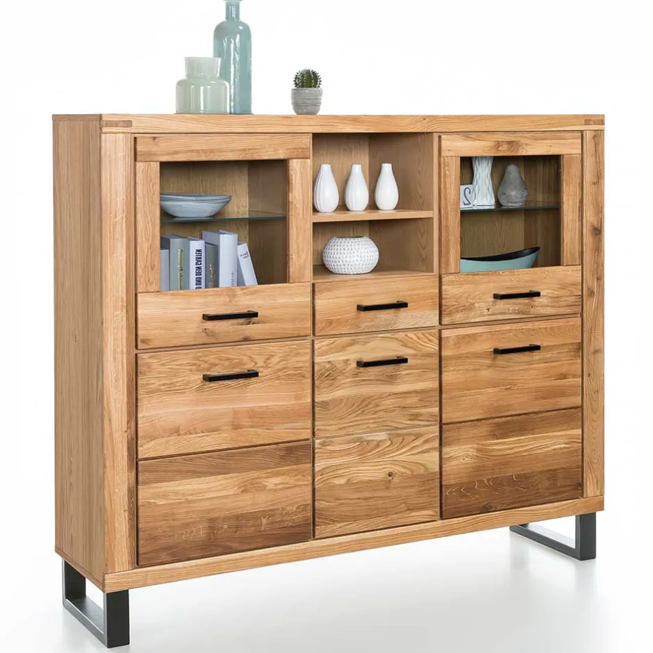 Pharao24 Esszimmer Highboard Anesto> Esszimmerkommoden|Wohnzimmerkommoden