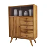 Pharao24 Esszimmer Highboard Carilla> Vitrinenschrank|Stauraumvitrinen