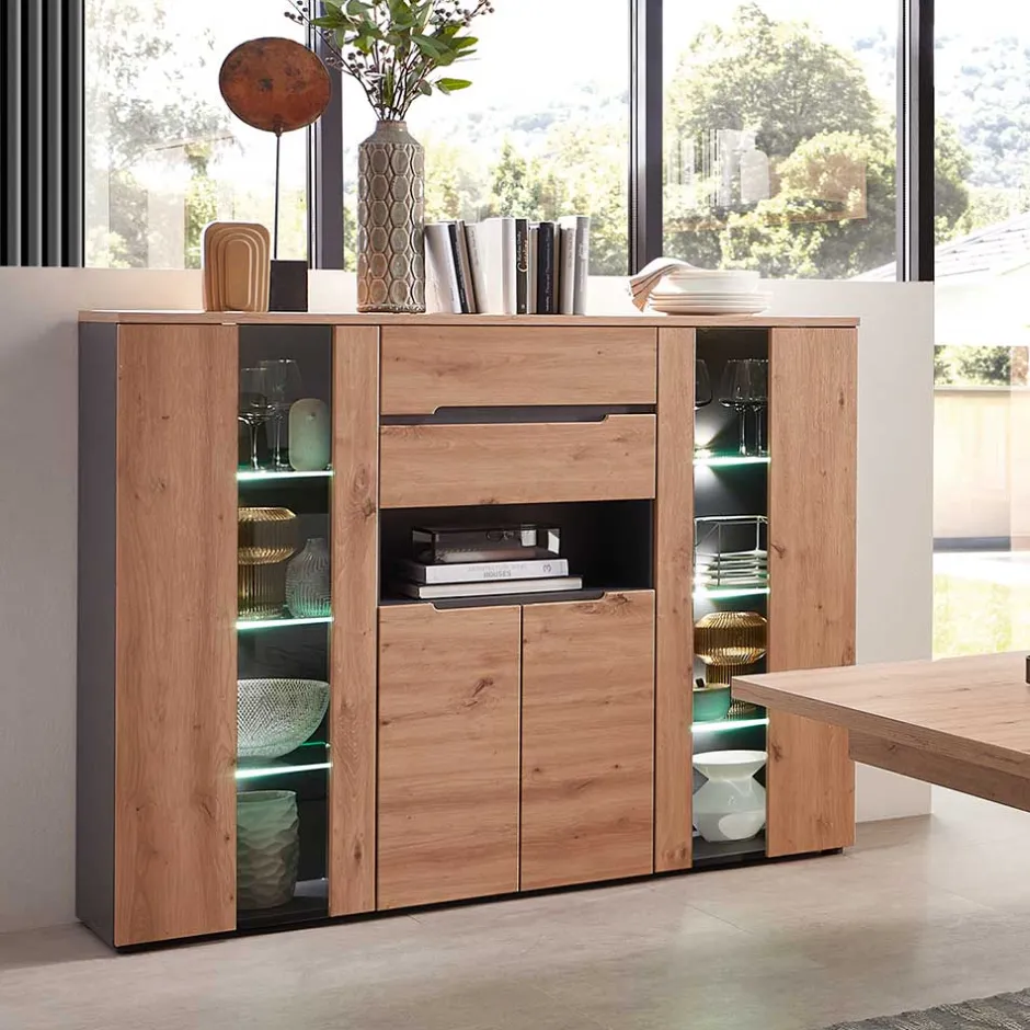 Esszimmerkommoden|Highboards*Pharao24 Esszimmer Highboard modern Esdravos