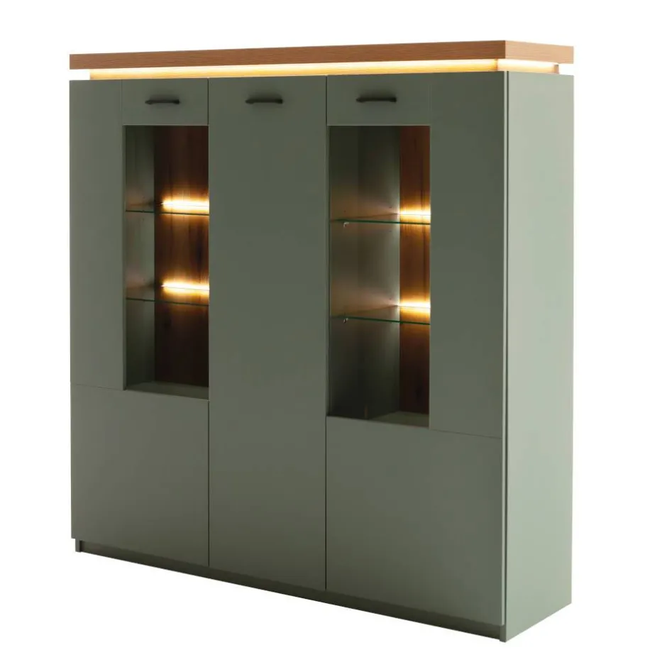 Pharao24 Esszimmer Highboard Tristan> Vitrinenschrank|Highboards