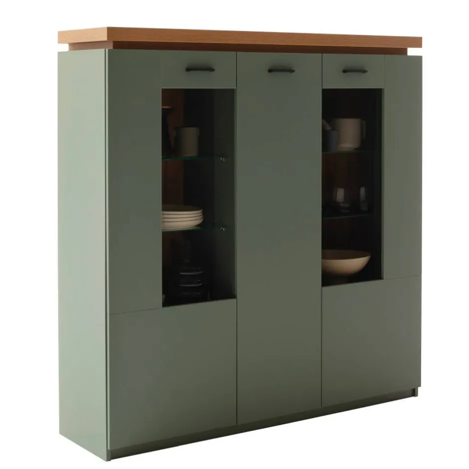 Pharao24 Esszimmer Highboard Tristan> Vitrinenschrank|Highboards