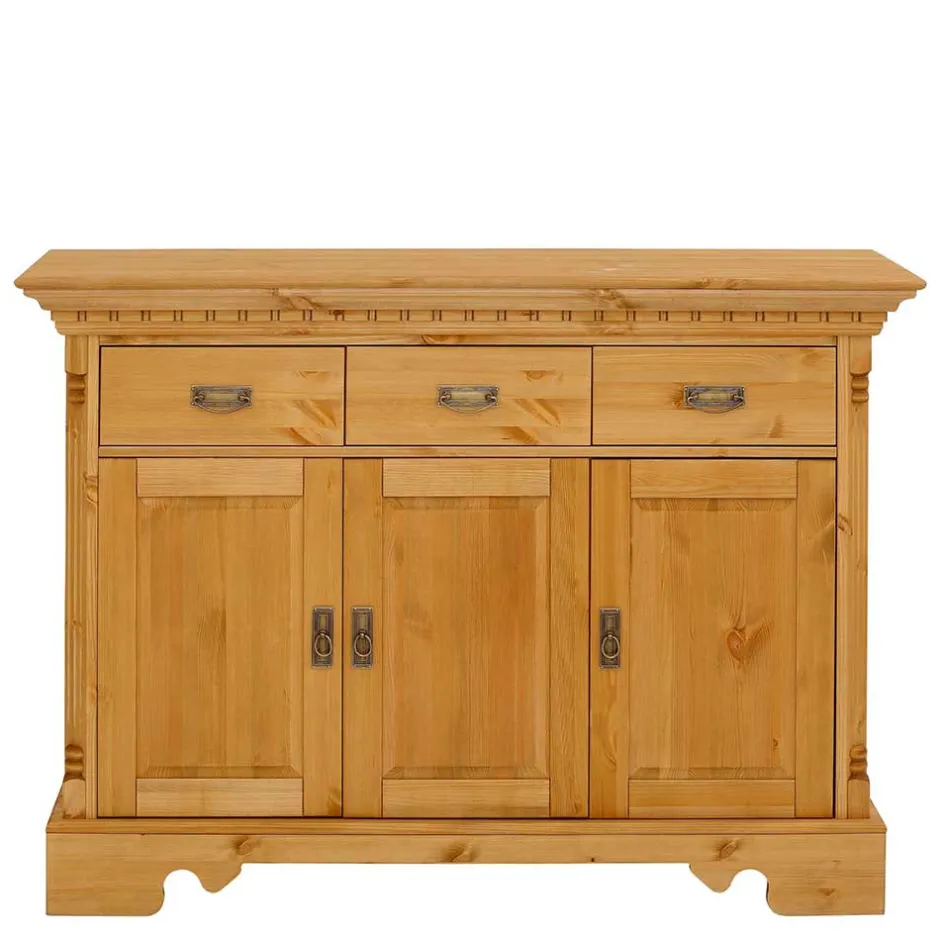 Massivholzmöbel|Küchenkommode*Pharao24 Esszimmer Kommode Meclavra