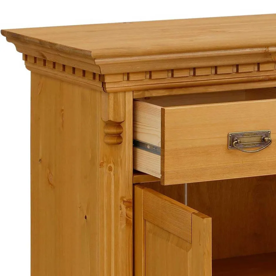 Massivholzmöbel|Küchenkommode*Pharao24 Esszimmer Kommode Meclavra