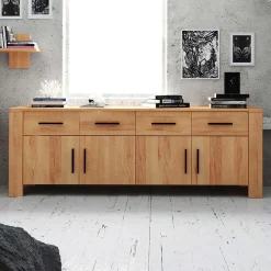 Massivholzmöbel|Küchenkommode*Pharao24 Esszimmer Sideboard Lasmus
