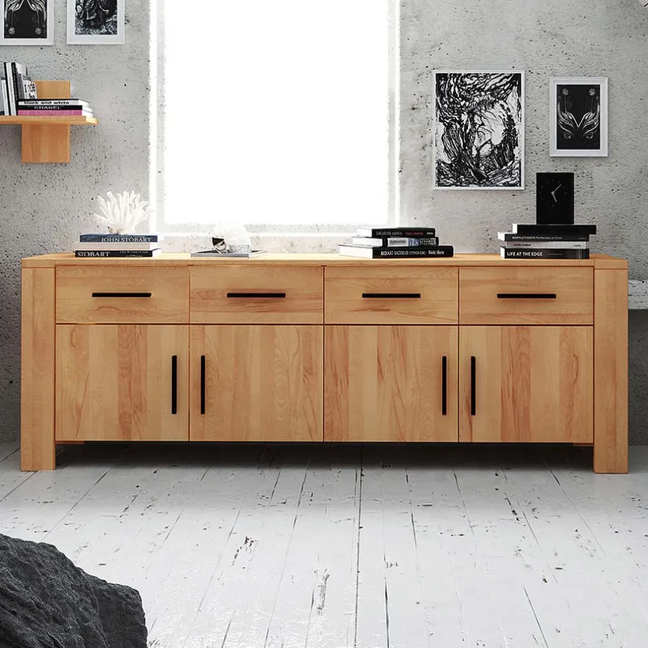 Massivholzmöbel|Küchenkommode*Pharao24 Esszimmer Sideboard Lasmus