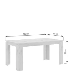 Pharao24 Esszimmer Tisch mit Auszug Tinello><noscript><img width=