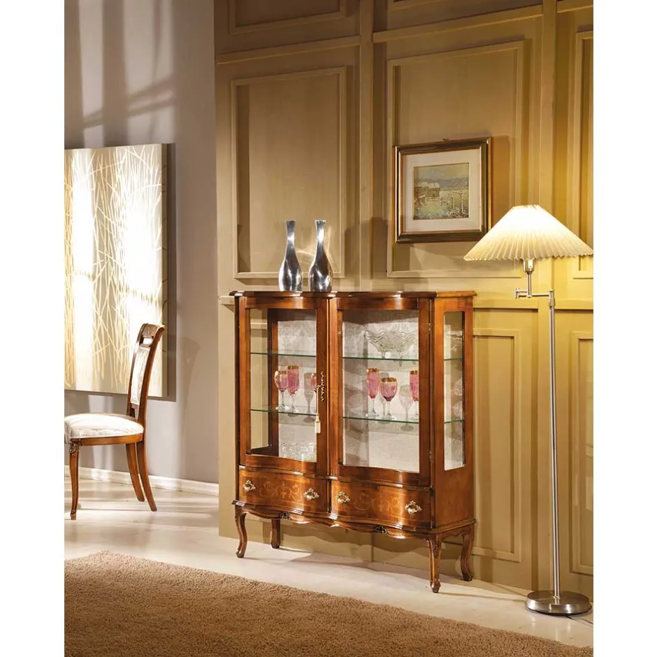 Pharao24 Esszimmer Vitrine Casamarina> Wohnzimmerschrank|Massivholz Schränke