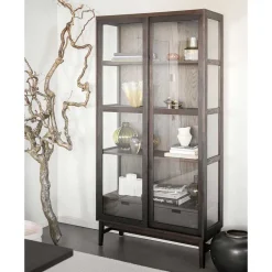 Wohnzimmerschrank|Massivholz Schränke*Pharao24 Esszimmer Vitrine Grex