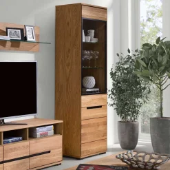 Massivholzmöbel|Vitrinenschrank*Pharao24 Esszimmer Vitrine Persia