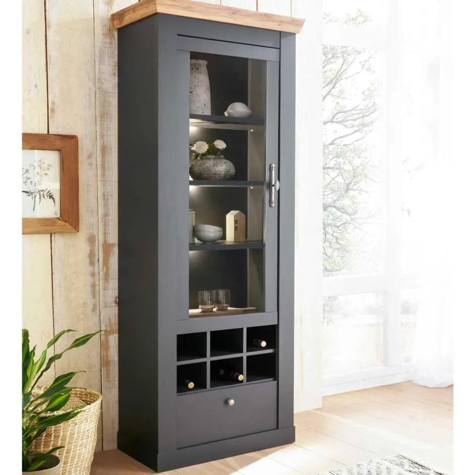 Pharao24 Esszimmer Vitrine Saridio> Vitrinenschrank|Büchervitrinen