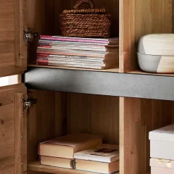 Massivholzmöbel|Wohnzimmerschrank*Pharao24 Esszimmer Vitrine Shailina