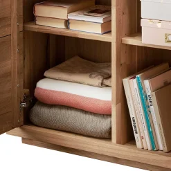 Massivholzmöbel|Wohnzimmerschrank*Pharao24 Esszimmer Vitrine Shailina