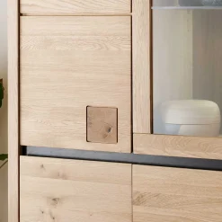 Massivholzmöbel|Wohnzimmerschrank*Pharao24 Esszimmer Vitrine Shailina