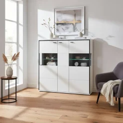 Pharao24 Esszimmer Vitrine Ukai> Wohnzimmerkommoden|Wohnzimmerschrank