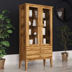 Vitrinenschrank|Wohnzimmervitrinen*Pharao24 Esszimmer Vitrinenschrank Tyvoria