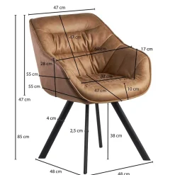 Armlehnstühle*Pharao24 Esszimmerarmlehnstuhl Chats