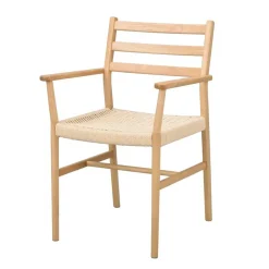 Massivholz Stühle*Pharao24 Esszimmerarmlehnstuhl Vantralo