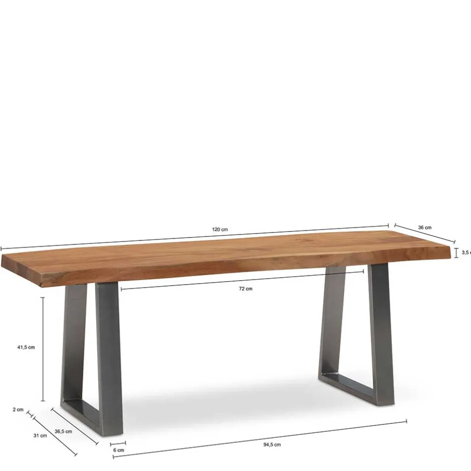 Küchenbank|Holzbänke*Pharao24 Esszimmerbank Kuta