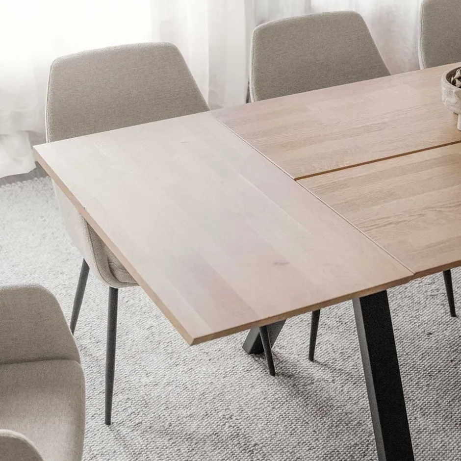 Pharao24 Esszimmereinrichtung Bassy> Tisch Mit Stühlen|Esszimmer Sets