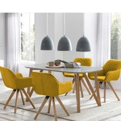 Pharao24 Esszimmergarnitur Garnela> Tisch Mit Stühlen|Esszimmer Sets