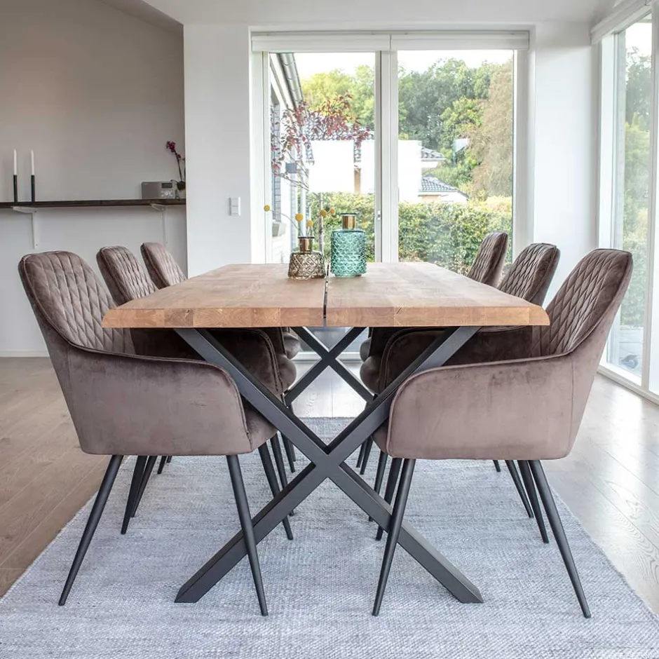 Pharao24 Esszimmergruppe Mancara> Tisch Mit Stühlen|Esszimmer Sets