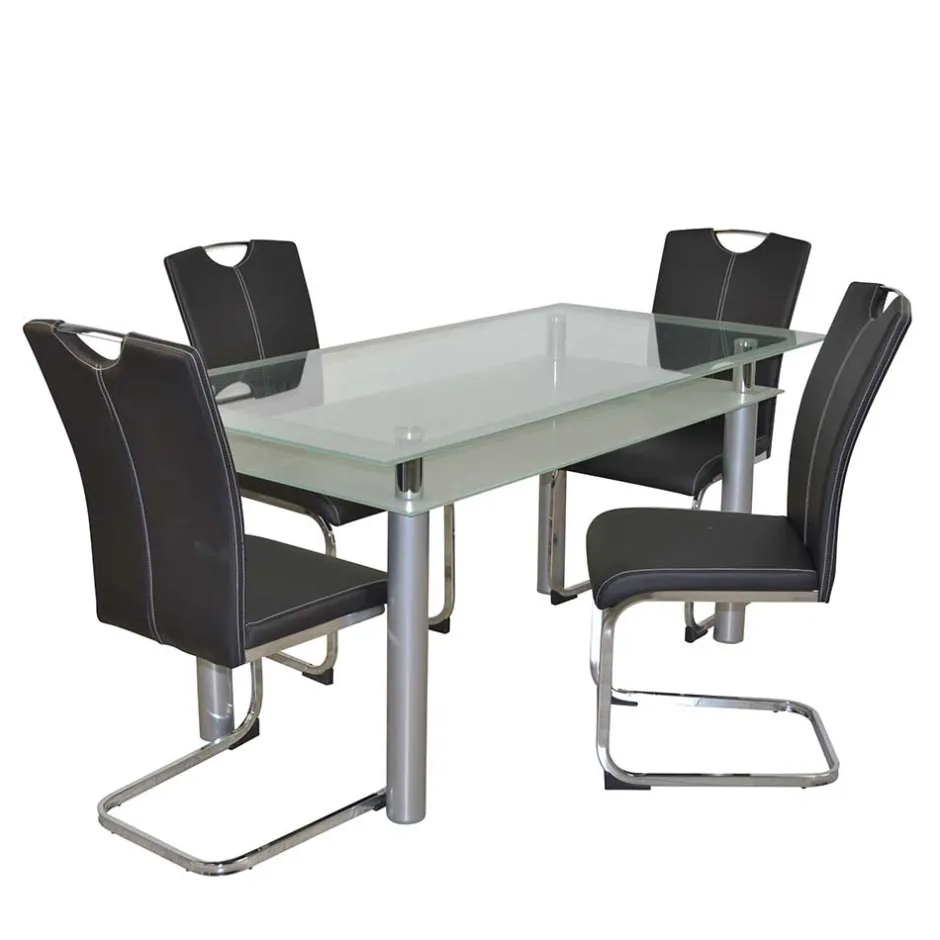 Pharao24 Esszimmerkombination Ilka> Tisch Mit Stühlen|Esszimmer Sets