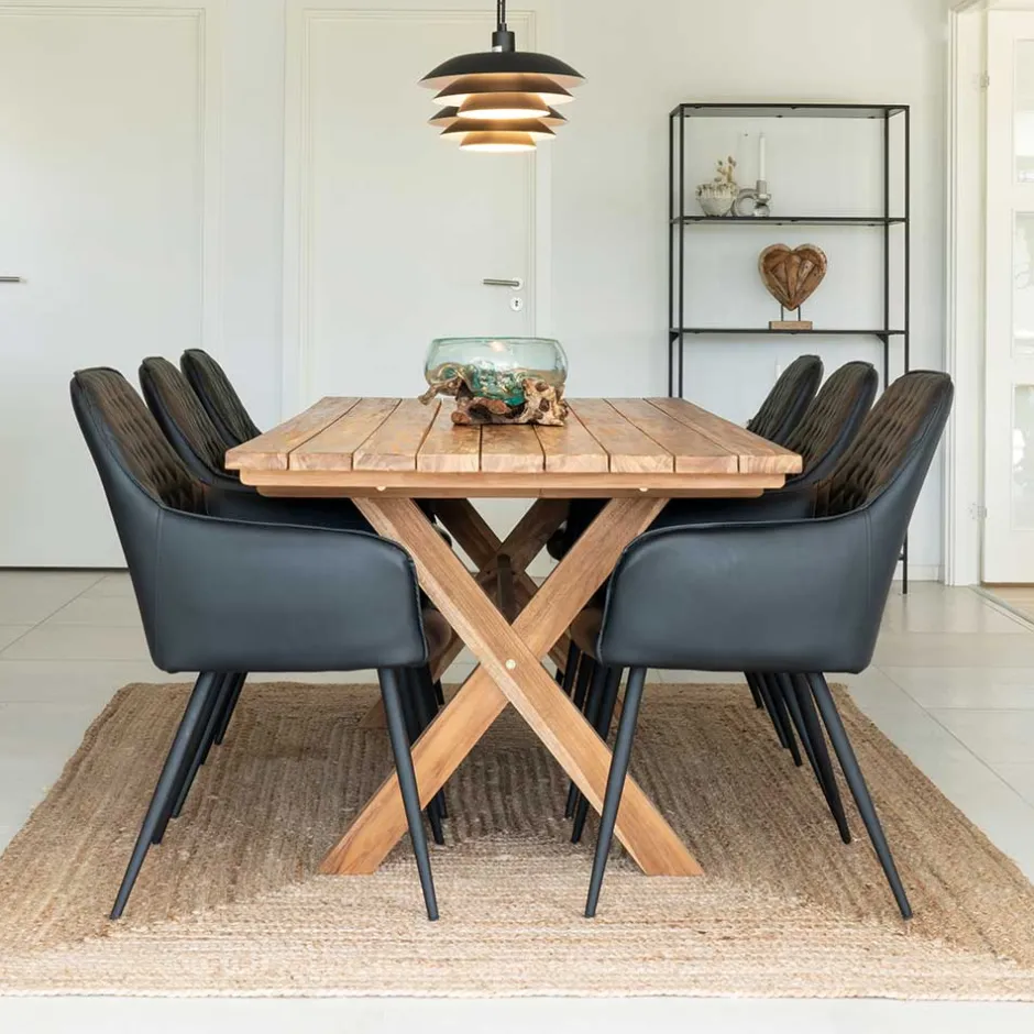 Pharao24 Esszimmermöbelset Pantras> Sitzgruppen|Tisch Mit Stühlen