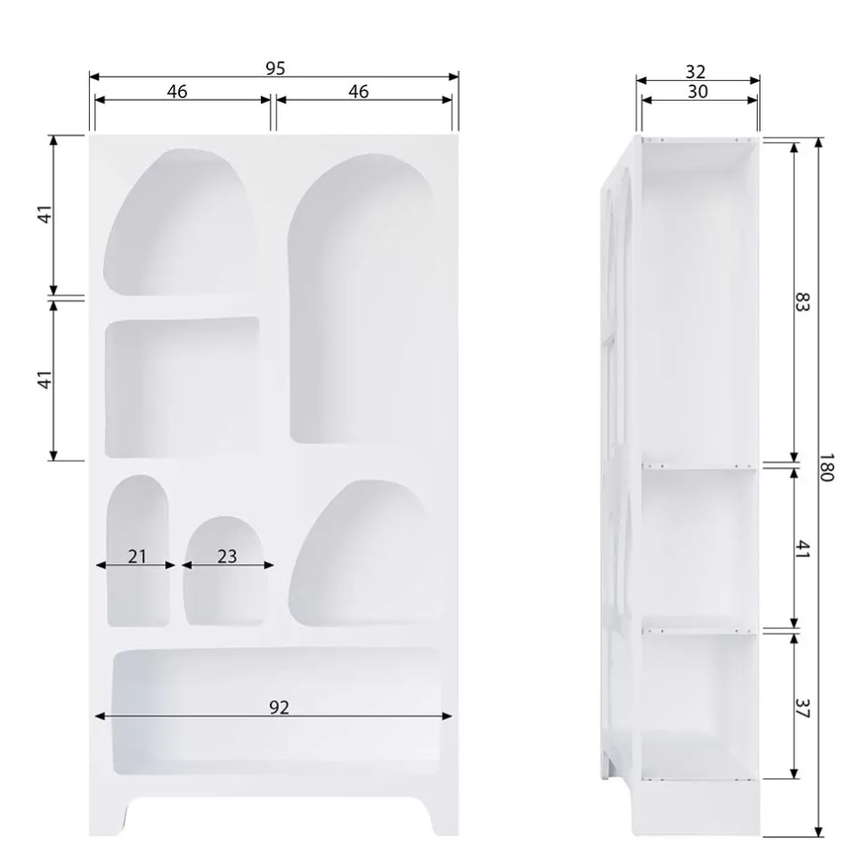 Regalschränke|Standregale*Pharao24 Esszimmerregal Endjos