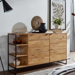 Massivholzmöbel|Küchenkommode*Pharao24 Esszimmersideboard Coozia