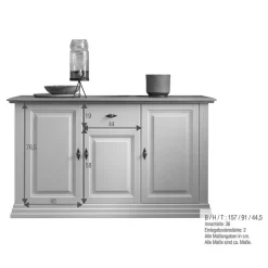 Massivholzmöbel|Wohnzimmerschrank*Pharao24 Esszimmersideboard Greeks