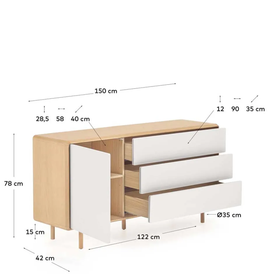 Pharao24 Esszimmersideboard Younglo> Küchenkommode|Esszimmerkommoden