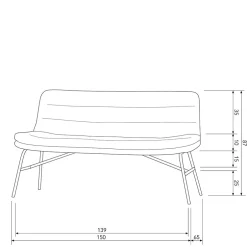 Pharao24 Esszimmersitzbank Diamo><noscript><img width=