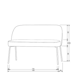 Küchenbank|Esszimmersofa*Pharao24 Esszimmersitzbank Losiamos