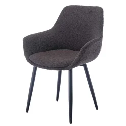 Armlehnstühle*Pharao24 Esszimmerstuhl Set Anthrazit Algera