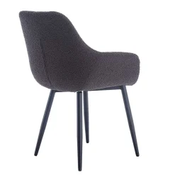 Armlehnstühle*Pharao24 Esszimmerstuhl Set Anthrazit Algera