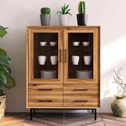 Vitrinenschrank|Stauraumvitrinen*Pharao24 Esszimmervitrine Yalley